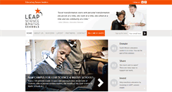 Desktop Screenshot of leapschool.org.za